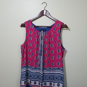 Rose & Olive tank top